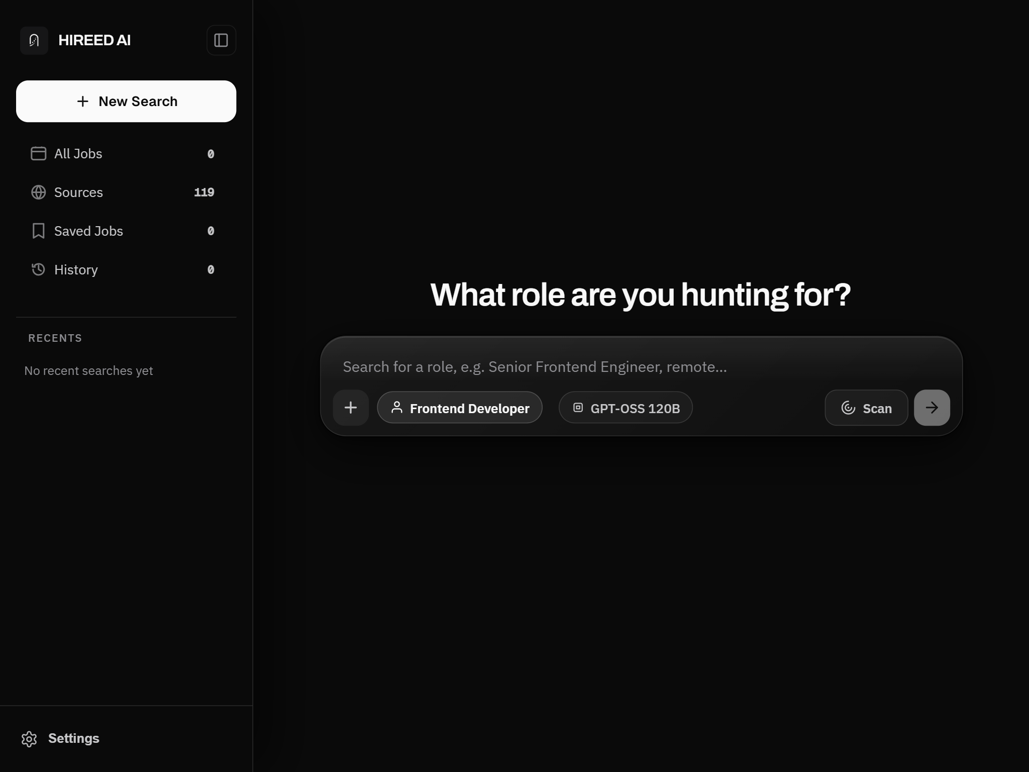 The Hireed AI assistant answering whether a role fits a candidate and suggesting tailored résumé edits
